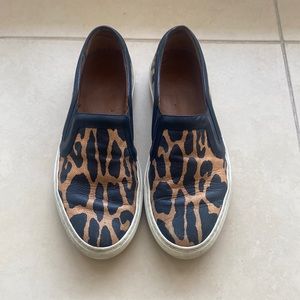 Givenchy Leopard Print Slide On Sneakers